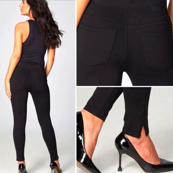 ๐Lot of 3 classic, great XL leggings! Mid-rise, like new, ankle pant-style ๐๐ - Picture 5 of 9